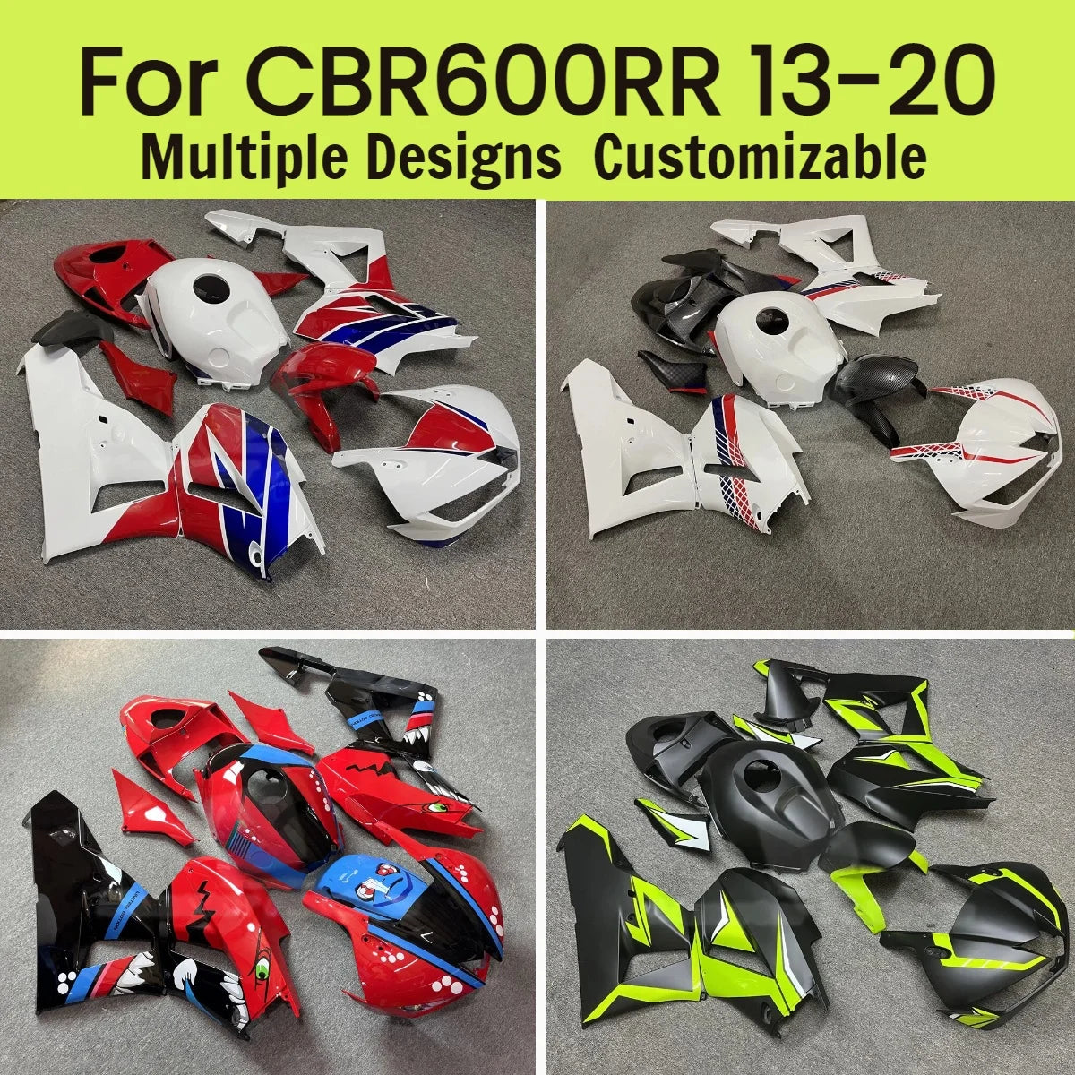 For Honda CBR 600RR 2013-2020 Fairing Body Plastic Cover Kit CBR600RR 13-20 Motourcycle Fairings Bodywork Panel Set
