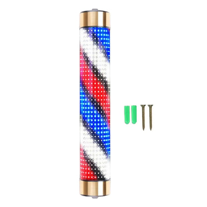 Rotating Barber Rod Lights Barber Shop Pole Waterproof Hair Salon Indoor Neon Signs Wall Mounted Hairdressing Stripes Lights