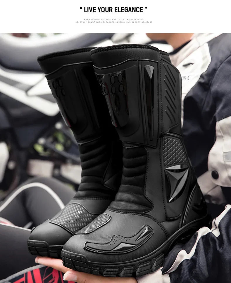 Motorcycle Shoes Riding Rider Motorcycle Boots Racing Travel Equipment Botas Para Moto Botas Moto Motorbike Boots Men