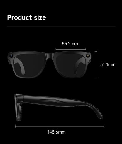 2026 AI Smart Glasses Camera Video Recording AI Photo Recognition Bluetooth Call Translation Voice Assistan Sunglasses Men Women
