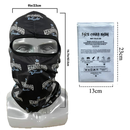 1Piece Israel Balaclava Ski Mask Motorcycle Face Shield Breathable Snood Protective Bandana Scarf Cycling Neck Gaiter Men Summer