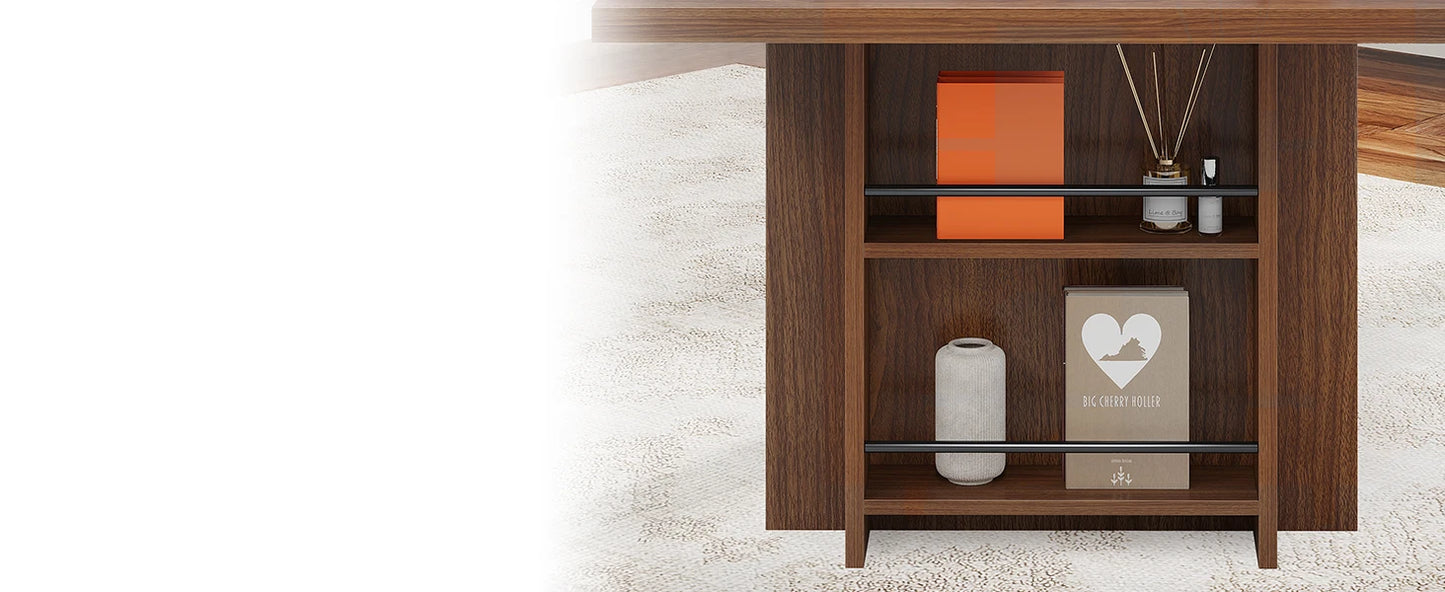 Computer Desk,Modern PC Table, Office Table, Work Table, Dining Table with Storage for Home Office, Desks, Conference Table