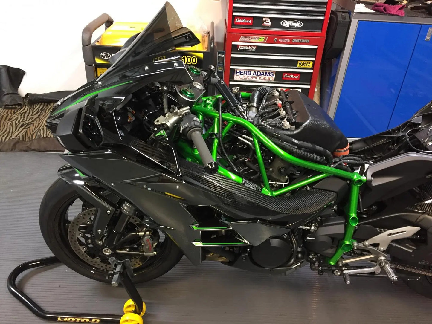 motorcycles For Kawasaki Ninja H2 H2R 2015-2024 Sur-Ron 100% Full Carbon Fiber Lower Fairing Winglets Fairings Motorcycles