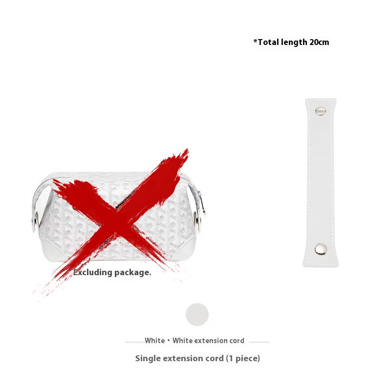 Handle Bag Extended Shoulder Strap for Goyard Bowling 25 Toiletries Bag Shoulder Replacement Strap Bag Modification Accessories