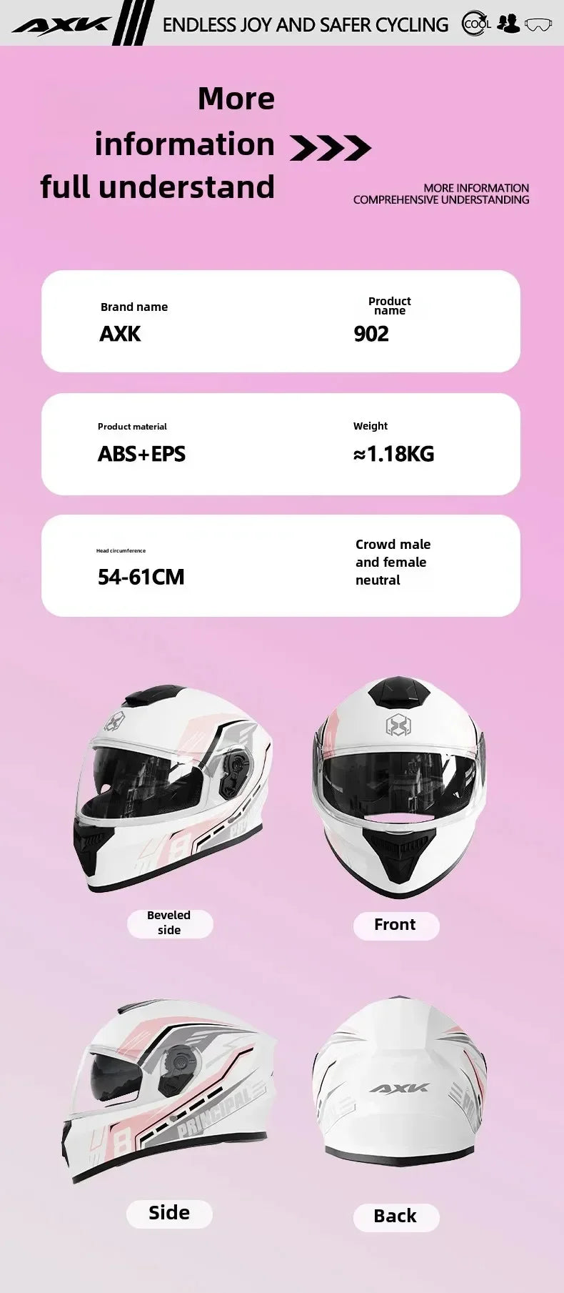 Unisex Motorcycle Helmet Winter Anti-Fog Warm Full Cover Helmet For Men And Women Electric Car Cycle Motorcycle Equipment Access