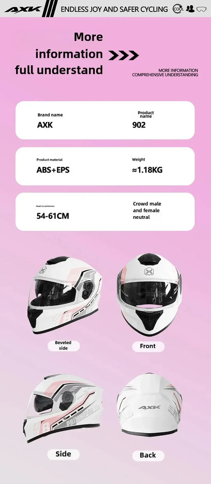 Unisex Motorcycle Helmet Winter Anti-Fog Warm Full Cover Helmet For Men And Women Electric Car Cycle Motorcycle Equipment Access