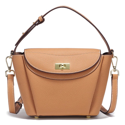 Zency Luxury Genuine Leather Tote Bag For Women Elegant High End Bag Shoulder Crossbody Handbag Top Handle Bags Noble Purple Bag
