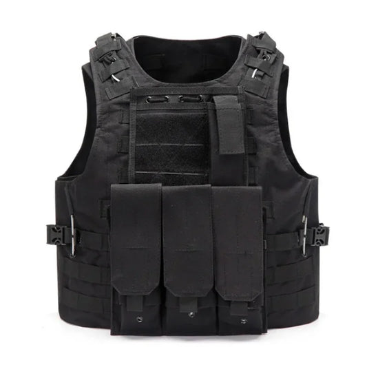 Nylon Tactical Vest Body Armor Hunting Carrier Accessories Men Combat MOLLE Camo Military Vest Outdoor CS Hunting