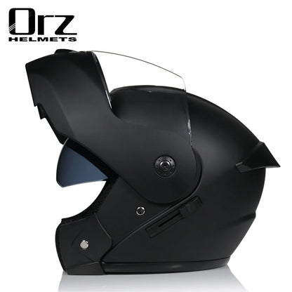 Flip Up Motorcycle Helmet Double lens full face helmet High quality DOT approved Moto cascos motociclistas capacete