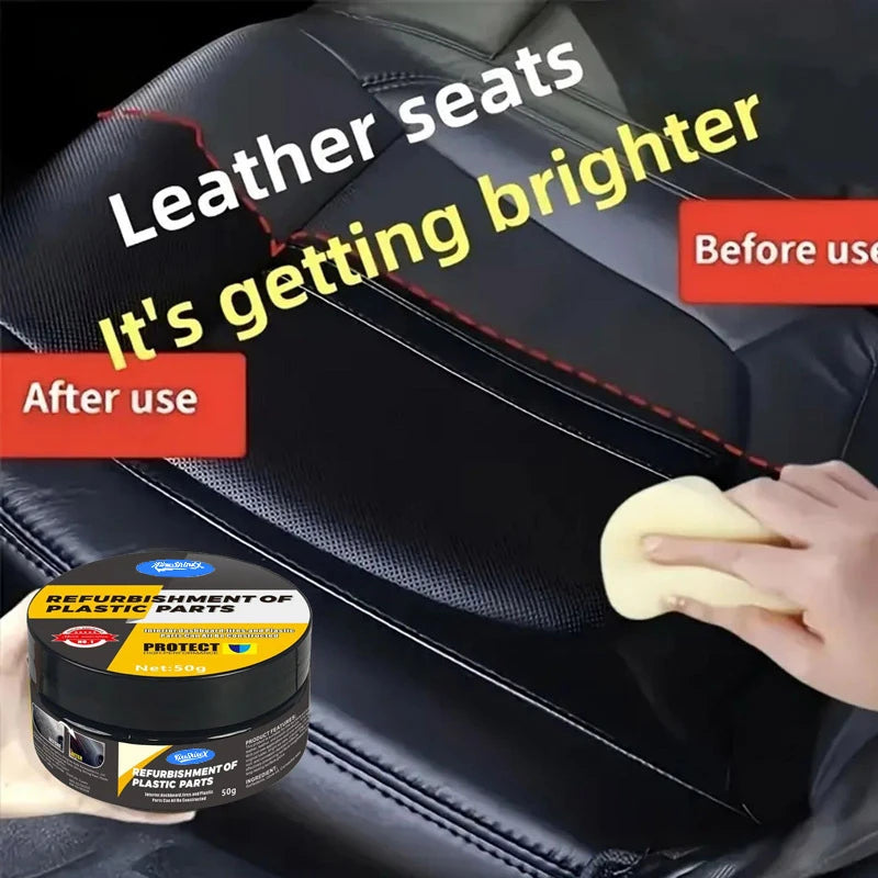 Automotive Plastic Repair Agent-Interior And Exterior Plastic Polishing Wax Scratch Repair Anti-Aging Cream Suitable For Tires