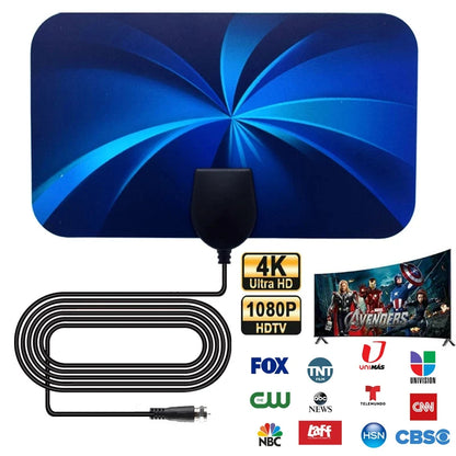1080P TV Antenna For Global Digital 4K TV DVB-T2 Booster HDTV For RV outdoor Car antenna Indoor Smart TV EU Plug