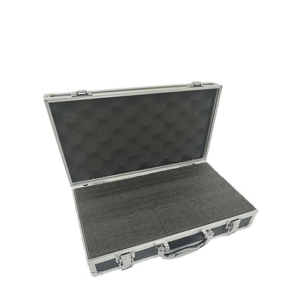 Heavy Duty Aluminum Tool Box with Safety Locks Impact-Resistant Exterior and Protective Sponge Interior for secure Tools Storage