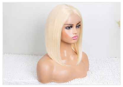 13x4 13x6 613 HD Blonde Bob Hair Wig Human Hair Lace Frontal Wig Brazilian Straight Bob Wig Lace Front Human Hair Wigs for Women