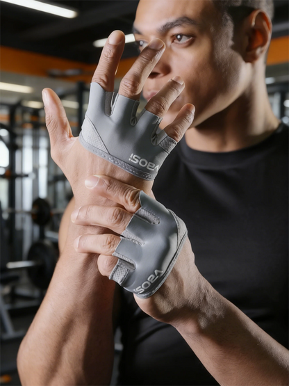 VBOSi Breathable Anti-Slip Four-Finger Sports Gloves – Training Grip Gloves for Gym, Cycling & Daily Workouts