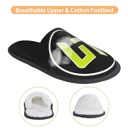 Custom British Lando Norris Racing Driver Guest Slippers for Spa Women House Slipper