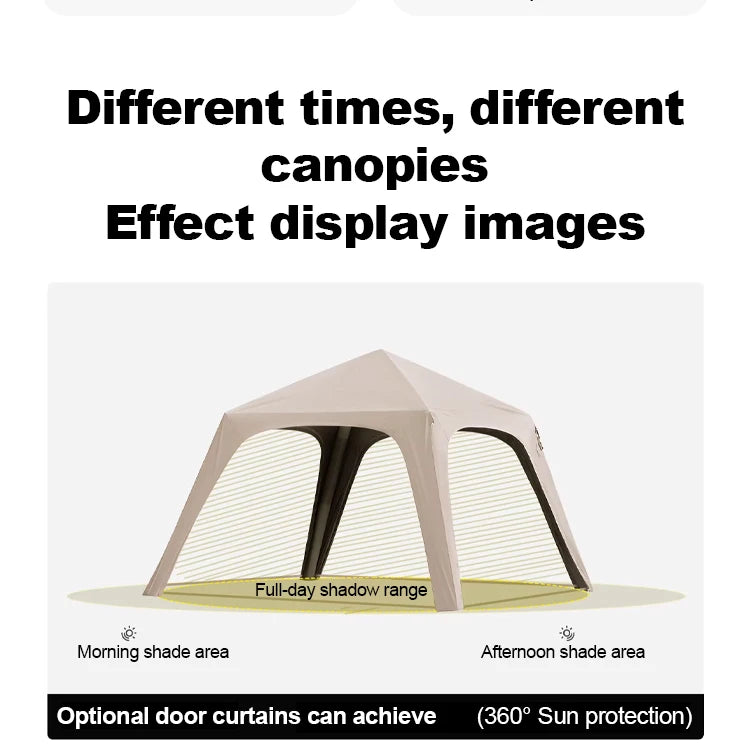 Sonuto Instant Setup Inflatable Tent, 3x3m Quick Inflation Air House Tent, Portable Easy Setup Large Camping Tent with Bag