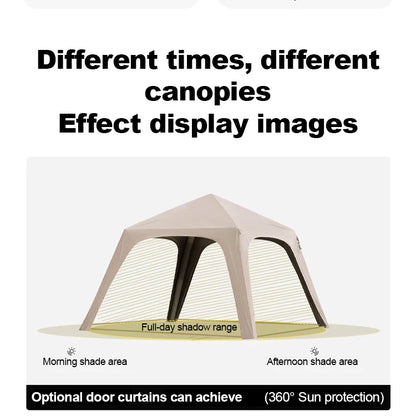 Sonuto Instant Setup Inflatable Tent, 3x3m Quick Inflation Air House Tent, Portable Easy Setup Large Camping Tent with Bag