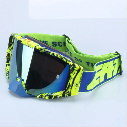 Men's Motocross Goggles 6.5 Double Layer Anti Fog Cycling Glasses Motorcycle Helmet Glasses Gafas Para Mask for Sports Outdoor
