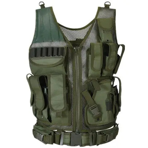 Multi-Pocket Swat Army Tactical Vest Jungle Combat Body Armor Vests Security Hunting Outdoor CS Game Airsoft Training Jacket
