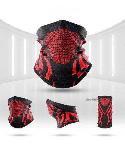 Motorcycle Balaclava Winter Neck Warmer Windproof Face Mask Cold Protection Seamless Scarf Ear Cover Breathable Riding Outdoor