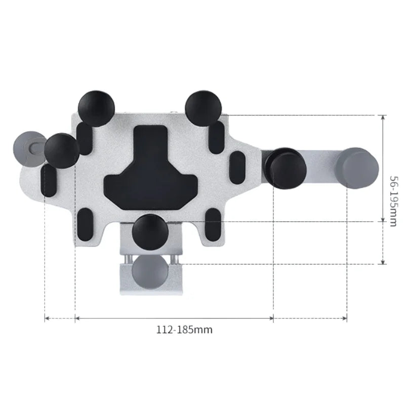 2025 Upgraded Shock Absorbing Phone Holder Mount for Motorcycle Bicycle Alloy Rotary Adjustment Navigation Bracket Universal Fit