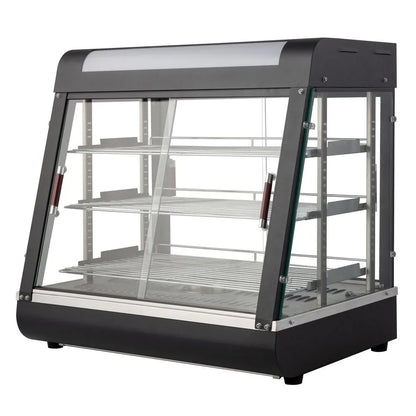 3 Tiers Electric Commercial Food Warmer Display Pizza Heated ShowCase 25W Bulb