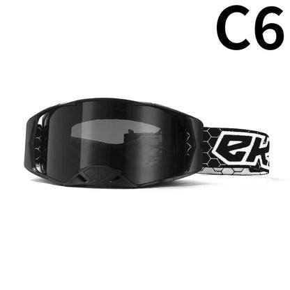 Off-Road Motorcycle Goggles - Windproof, Dustproof Protective Eyewear for Motocross, ATV Riding, Cycling & Outdoor Adventures,