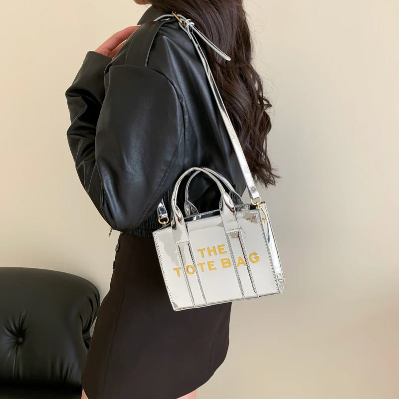 The Tote Bags For Women Crossbody Female Handbag New Solid Words Lette Leisure Large Bag Luxury Fashion Bag designer Bag for PU