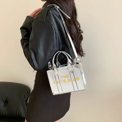 The Tote Bags For Women Crossbody Female Handbag New Solid Words Lette Leisure Large Bag Luxury Fashion Bag designer Bag for PU