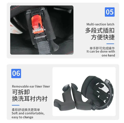 motorcycle helmet Casco Motorbike capacete Seasons Street Touring Motorcycle Helmet RED Black Adult Vespa DOT