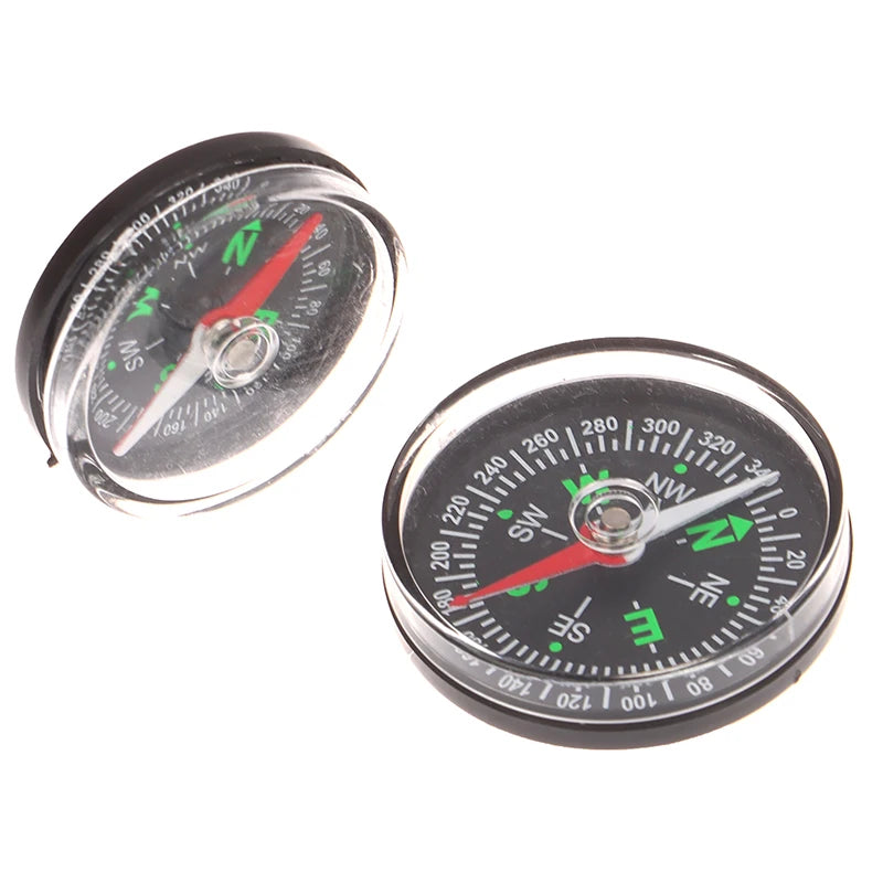 35/40MM Handheld Compass ABS Camping Pocket Compass Portable  Climbing Riding Children Gift Outdoor Survival Gear B.H