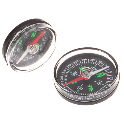 35/40MM Handheld Compass ABS Camping Pocket Compass Portable  Climbing Riding Children Gift Outdoor Survival Gear B.H