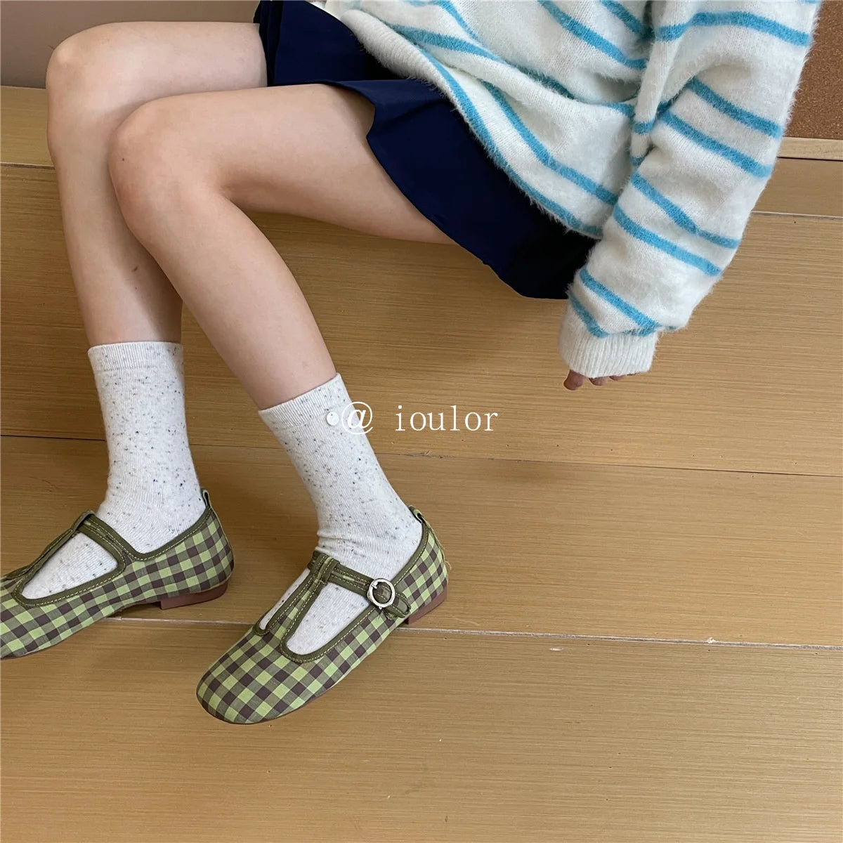 SP&CITY Colored Dotted Sheep Woolen Socks Women's Winter Warm Keeping Middle Tube Socks Casual Thick Korean Fashion Stockings