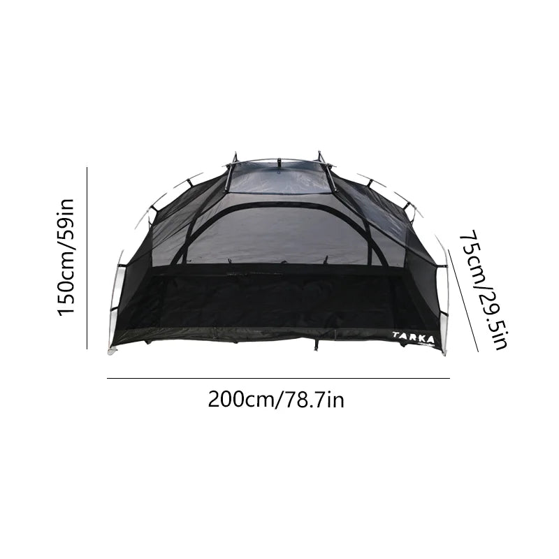 Single Person Camping Cot Tent Portable Sleeping Tent for Hiking Picnic with Mosquito Net Outdoor Survival Gear