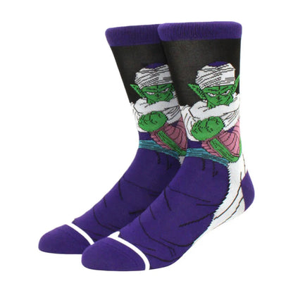 5Pairs BANDAI dragon ball Unisex Cartoon Anime Socks Hip Hop Street Style Novelty Funny Casual Crew Socks for Men Women