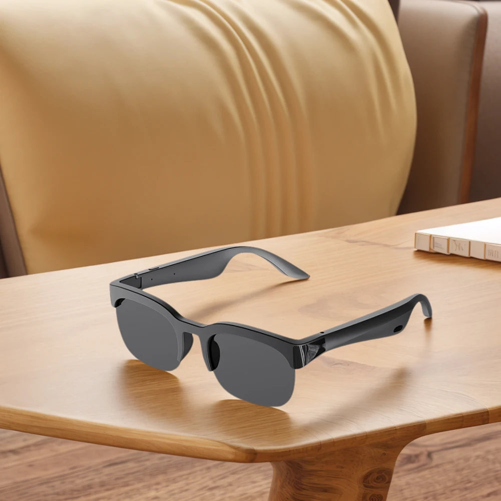Smart Glasses with AI Translator Hands-Free Music & Calls Audio Glasses UV Protection Outdoor Sports Headphones for Men Women