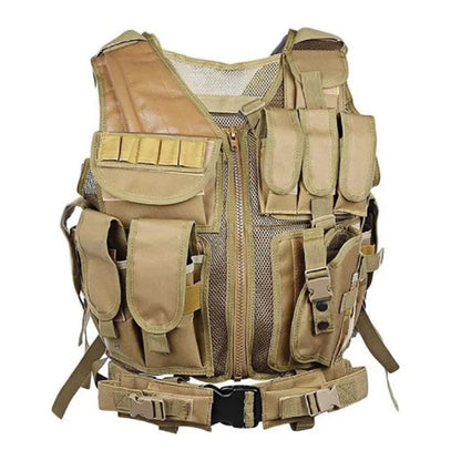 Multi-Pocket Swat Army Tactical Vest Jungle Combat Body Armor Vests Security Hunting Outdoor CS Game Airsoft Training Jacket