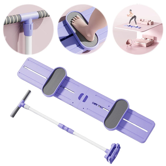 Fitness Ski Machine Foldable Ski Trainer Multi-Function Pelvic Floor Muscle Exercise Equipment Non Slip for Full Body Workout