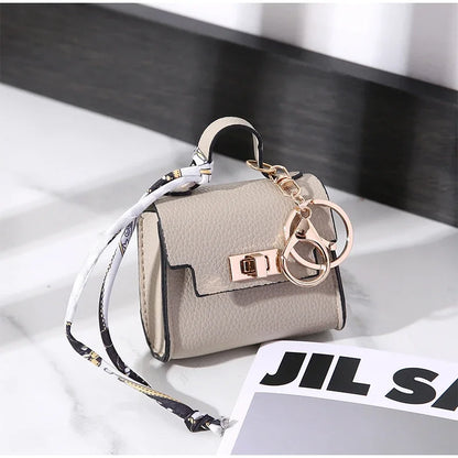 Mini Bag Pendant Small Keychain Case Bag Hanging Accessory Cute Earphone Storage Bag Pendant Keychain Bag Pendant Decoration
