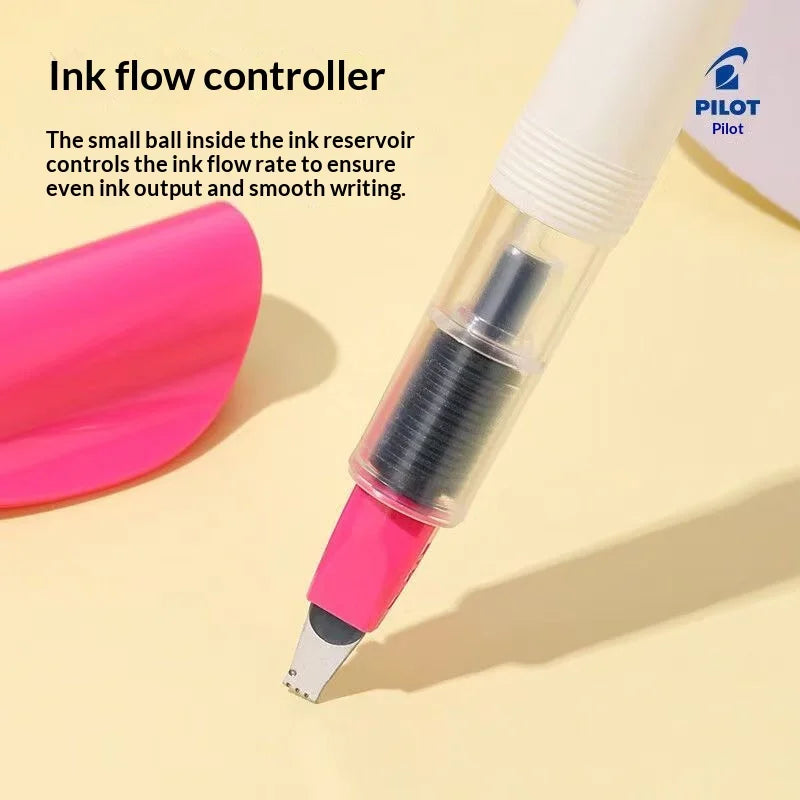 Original PILOT FP3-15-SS Parallel Pen Multi Sizes Flat Tip Calligraphy Fountain Pen Practice Gothic Italic Hand Lettering Suppli