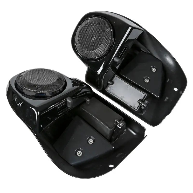 Motorcycle Lower Vented Leg Fairing + 6.5" Speakers W/ Grills For Harley Touring Electra Glide Road King Street Glide 2014-2024