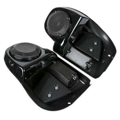 Motorcycle Lower Vented Leg Fairing + 6.5" Speakers W/ Grills For Harley Touring Electra Glide Road King Street Glide 2014-2024