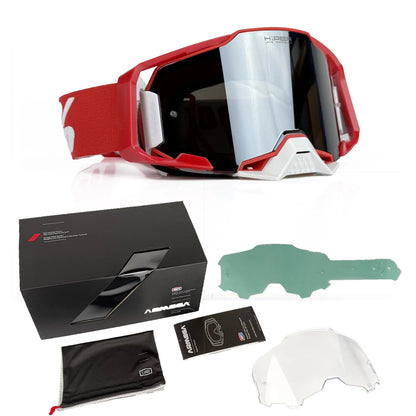 Professional Sports Goggles Windproof Dustproof Anti Fog for Motorcycle Cycling Skiing OTG Over The Glasses UV Protection Lens