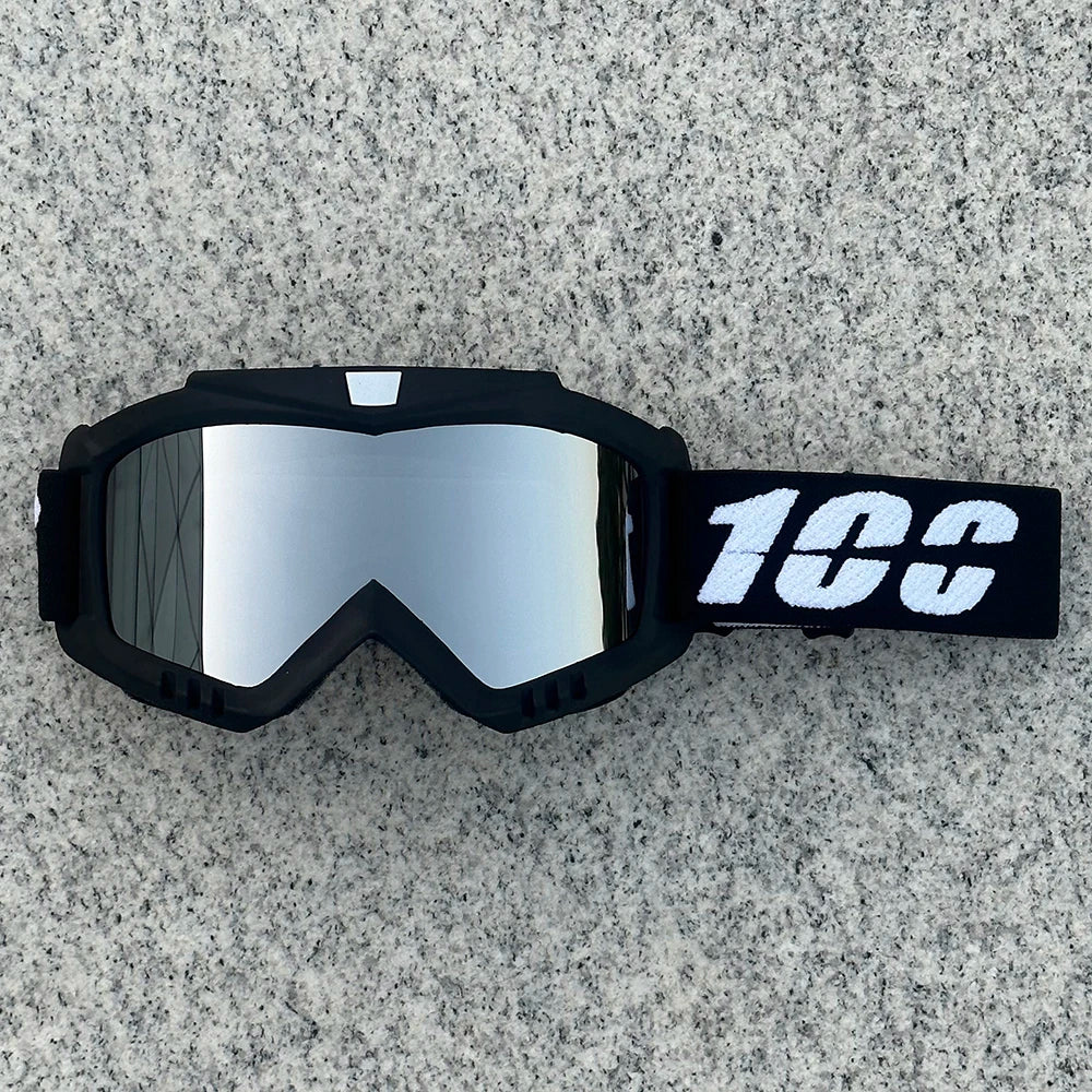 100 Motorcycle Goggles For Men Motocross Sunglasses Safety Protective MX ATV Ski Helmet Goggles vintage Driving Glasses