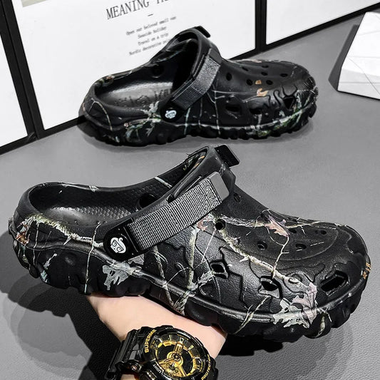 Summer Women's and Men's Clogs Slippers Classic Couple's Garden Shoes Men Fashion Casual Sandals Leisure Slides Big Size 46 47