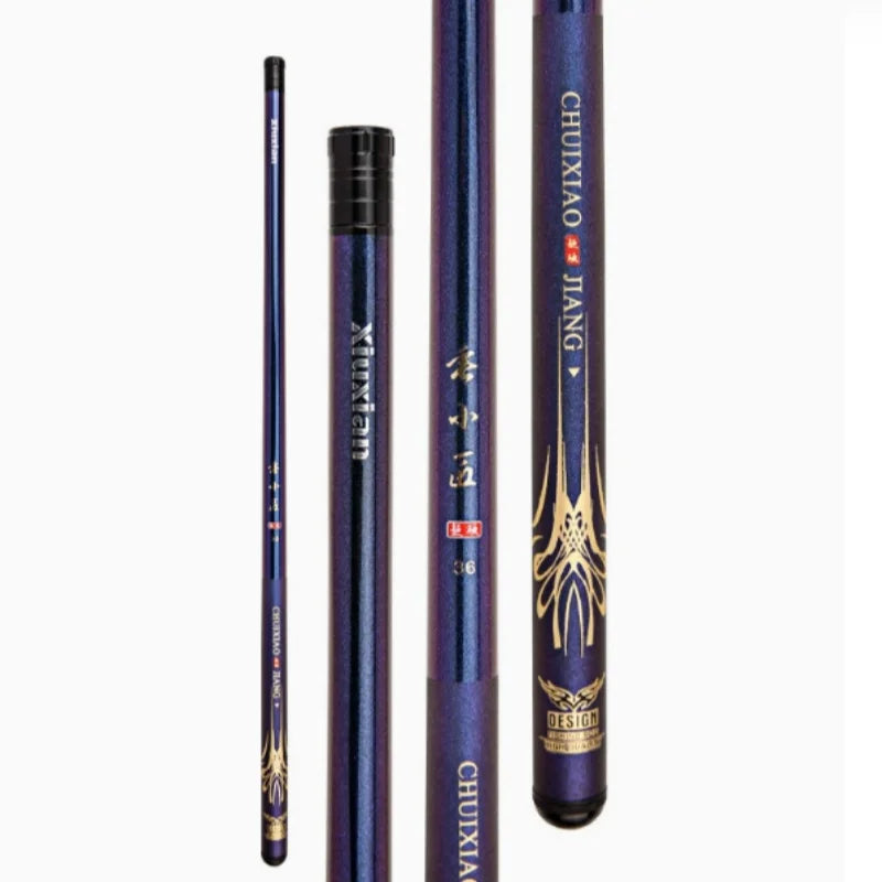 2.1-6.3-meter Lightweight Hard Tuned Carbon Fiber Fishing Rod Strength Fishing Rod Outdoor Fishing Equipment Travel Equipment