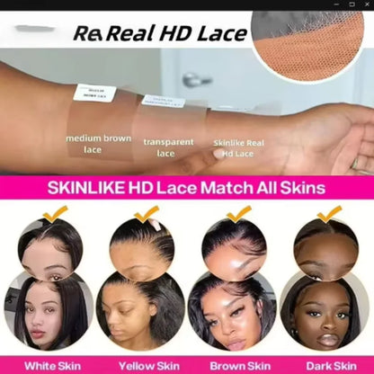 Chocolate Brown Body Wave Human Hair Wigs 13x6 Lace Frontal Wig Human Hair For Women Brazilian #4 Colored 13x4 Lace Front Wig