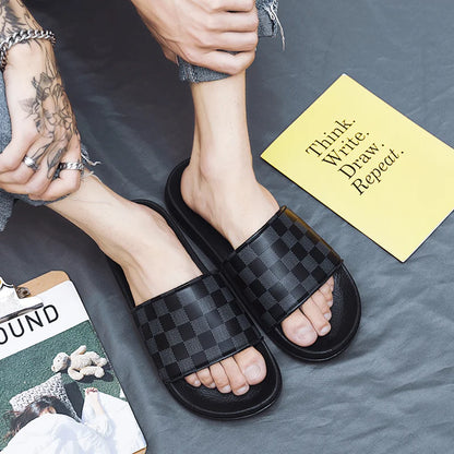 Unisexual Home Flip Flops Indoor Beach Shoes Summer Sandals Outdoor Beach Shoe Slippers Women Casual Slides Multi-Style
