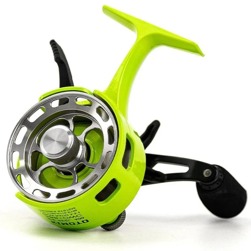 New Gear Ratio 3.2:1 Ice Fishing Reel Large Diameter Spool Built-in Free Spool Metal Spool Smooth Lure Fishing Equipment