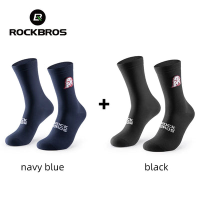ROCKBROS Cycling Socks Breathable nylon Non-damp Socks Skin-friendly Bike Sport Socks Outdoor Moisture-absorbing Socks